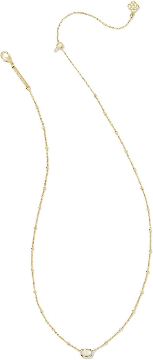 Mini Elisa 14k Gold-Plated Satellite Short Pendant Necklace, Fashion Jewelry for Women