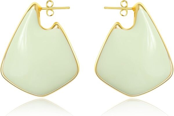 51TQHhhGWKL._AC_SL1500.jpg Trendy Gold Plated Knot Earrings for Women Chunky Statement Drop Dangle Earrings Lightweight Hypoallergenic Fashion Accessories Gold Jewelry Gifts for Womens