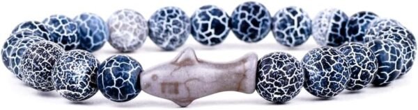 Shark Tracking Bracelet – Track a Real Shark’s Journey – Supports Wildlife Conservation – Elastic, One Size Fits Most – on Interactive Mobile App Map – Unisex Ocean Conservation Gift