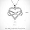 61-5ST2_3hL._AC_SL1500.jpg Infinity Heart Necklace for Women, Love Heart Pendant with Cubic Zirconia and Infinity Necklace, 925 Sterling Silver Heart Necklace for Girlfriend