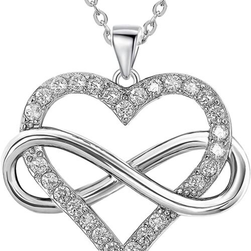 610u-vz9NdL._AC_SL1388.jpg Infinity Heart Necklace for Women, Love Heart Pendant with Cubic Zirconia and Infinity Necklace, 925 Sterling Silver Heart Necklace for Girlfriend