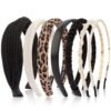 7 Pack Headbands for Women Girls Headbands Trendy Non Slip Hairbands Fashion Hair Accessories Multi-style Headband Pack Diademas Para Mujer (Neutral)
