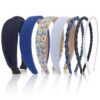 7 Pack Headbands for Women Girls Headbands Trendy Non Slip Hairbands Fashion Hair Accessories Multi-style Headband Pack Diademas Para Mujer (Neutral)