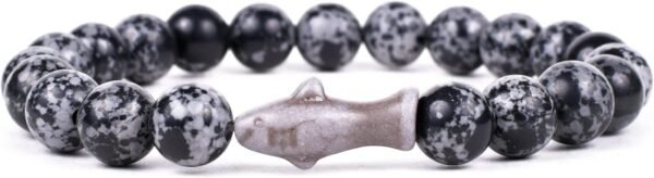 Shark Tracking Bracelet – Track a Real Shark’s Journey – Supports Wildlife Conservation – Elastic, One Size Fits Most – on Interactive Mobile App Map – Unisex Ocean Conservation Gift