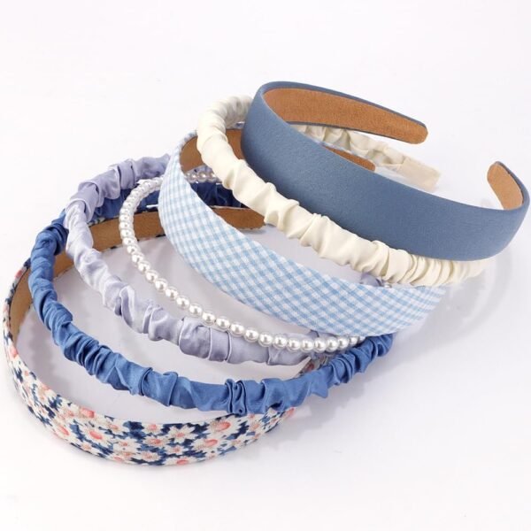 7 Pack Headbands for Women Girls Headbands Trendy Non Slip Hairbands Fashion Hair Accessories Multi-style Headband Pack Diademas Para Mujer (Neutral)