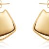61C4m1Ag6kL._AC_SL1500.jpg Trendy Gold Plated Knot Earrings for Women Chunky Statement Drop Dangle Earrings Lightweight Hypoallergenic Fashion Accessories Gold Jewelry Gifts for Womens