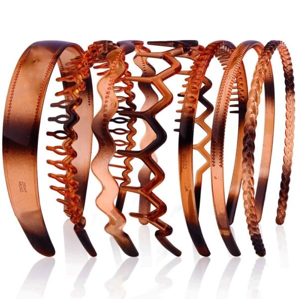 7 Pack Headbands for Women Girls Headbands Trendy Non Slip Hairbands Fashion Hair Accessories Multi-style Headband Pack Diademas Para Mujer (Neutral)