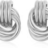 61qTu1drRNL._AC_SL1500.jpg Trendy Gold Plated Knot Earrings for Women Chunky Statement Drop Dangle Earrings Lightweight Hypoallergenic Fashion Accessories Gold Jewelry Gifts for Womens