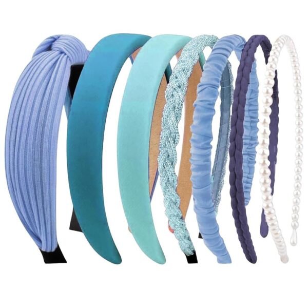 7 Pack Headbands for Women Girls Headbands Trendy Non Slip Hairbands Fashion Hair Accessories Multi-style Headband Pack Diademas Para Mujer (Neutral)