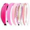 7 Pack Headbands for Women Girls Headbands Trendy Non Slip Hairbands Fashion Hair Accessories Multi-style Headband Pack Diademas Para Mujer (Neutral)