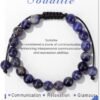 Healing Crystal Bracelet for Women 8mm Natural Stone Crystal Beaded Bracelets Adjustable Handmade Gemstone Bracelet Healing Jewelry Mother's Day Gifts for Women