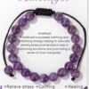 Healing Crystal Bracelet for Women 8mm Natural Stone Crystal Beaded Bracelets Adjustable Handmade Gemstone Bracelet Healing Jewelry Mother's Day Gifts for Women