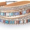 810LkpEFD3L._AC_SL1500.jpg Leather Wrap Bracelets for Women, Boho Leopard Multi-Layer Crystal Beads Cuff Bracelet Jewelry