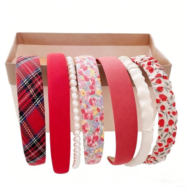 7 Pack Headbands for Women Girls Headbands Trendy Non Slip Hairbands Fashion Hair Accessories Multi-style Headband Pack Diademas Para Mujer (Neutral)