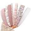 81W8c9ROhOL._SL1500.jpg Headbands for Women Girls, 7pc Set - Non Slip Floral Padded Headbands Cute Pearl Headband for Girls Vintage Wide Headband