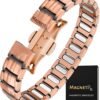 Magnetic Copper Bracelet for Men — EllipseMAX 5X Strength 5,000 Gauss Magnets — Designed in USA & Patent Pending — Premium Mens Copper Bracelet with Adjustable Length