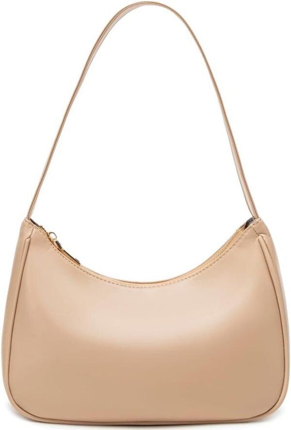 Shoulder Bags for Women, Cute Hobo Tote Handbag Mini Clutch Purse with Zipper Closure