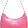 Shoulder Bags for Women, Cute Hobo Tote Handbag Mini Clutch Purse with Zipper Closure