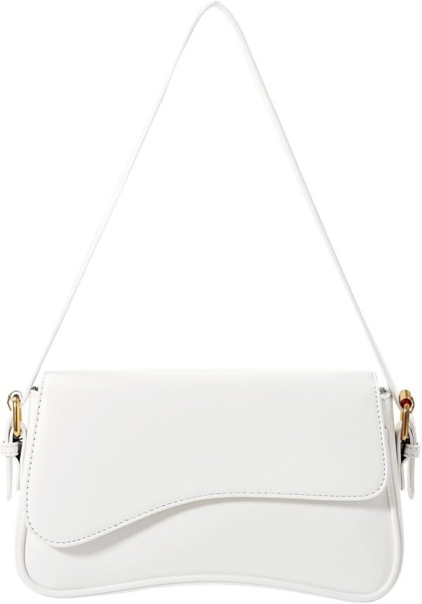 51DZz-VM94L._AC_SL1500.jpg Shoulder Bag for Women Y2K Trendy Purse Vegan Leather Hobo Handbags Clutch Saddle Bag with 2 Removable Strap