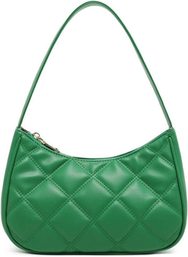 Shoulder Bags for Women, Cute Hobo Tote Handbag Mini Clutch Purse with Zipper Closure