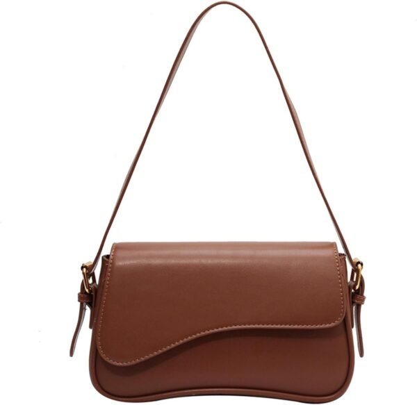 51rQ6pbHFCL._AC_SL1500.jpg Shoulder Bag for Women Y2K Trendy Purse Vegan Leather Hobo Handbags Clutch Saddle Bag with 2 Removable Strap