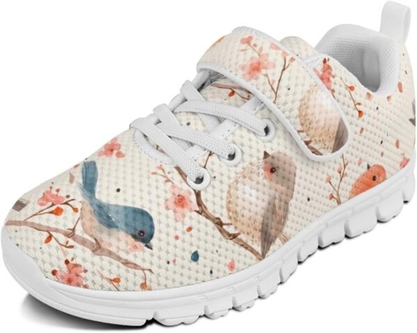 61PY734gTlL._AC_SL1500.jpg Girls' Sneakers Lace-Up Shoes for Kids Girls Funny Running Shoes Kids Fashionable Design Tennis Sneakers