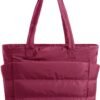 Tote Bag for Women, Lightweight Puffy Tote Bag with Compartments Shoulder Bag Handbag for Travel, Work, Gym