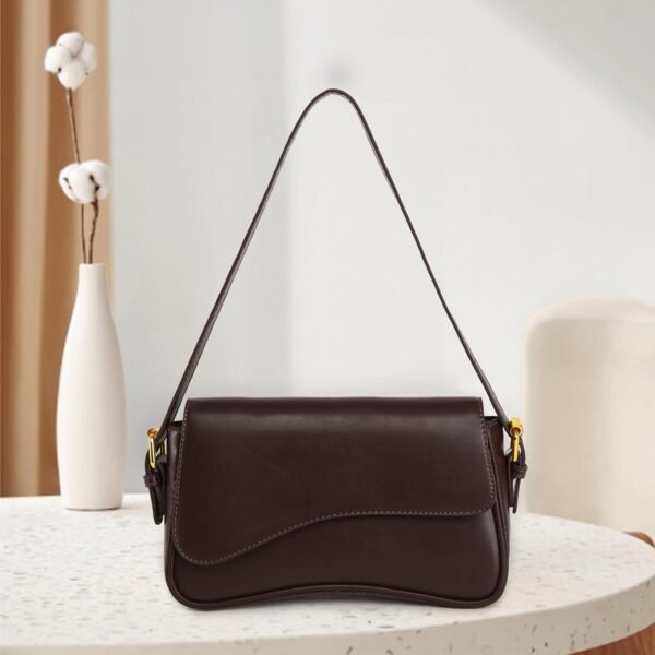 PU Leather Tote Bag for Women with 2 Removable Straps and Zipper Closure