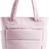 Tote Bag for Women, Lightweight Puffy Tote Bag with Compartments Shoulder Bag Handbag for Travel, Work, Gym