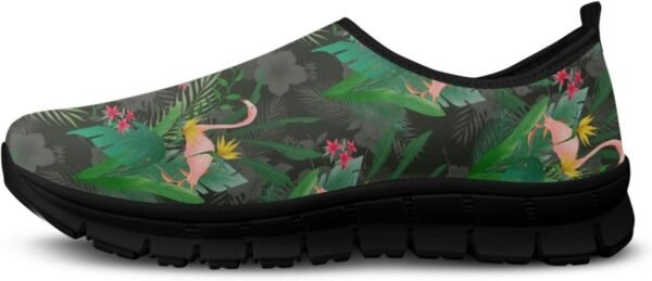 Boho Lightweight Slip On Walking Shoes for Women Breathable Round Toe Women Cute Loafer Shoes No Laces Flat Barefoot