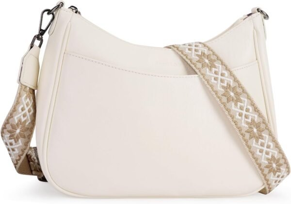 Trendy Leather Crossbody Purse with Adjustable Strap, Women's Shoulder Handbag