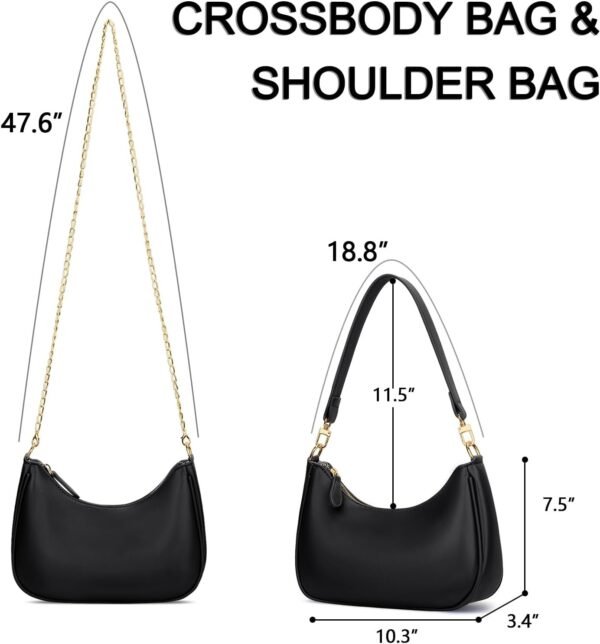 61yH50nKHhL._AC_SL1500.jpg Shoulder Bag for Women Cute Hobo Purses and Handbags Retro Clutch Underarm Purse