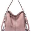 Hobo Crossbody Bags for Women Designer Faux Leather Hobo Handbags Retro Large Size Shoulder Bag Bucket Purse