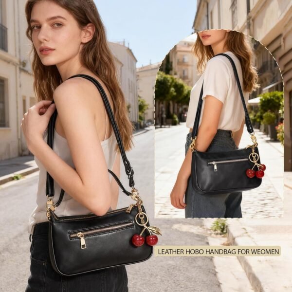 71SOECgnKHL._AC_SL1500.jpg Shoulder Bags for Women, Retro Vegan Leather Classic Tote HandBags Purse with Zipper Closure