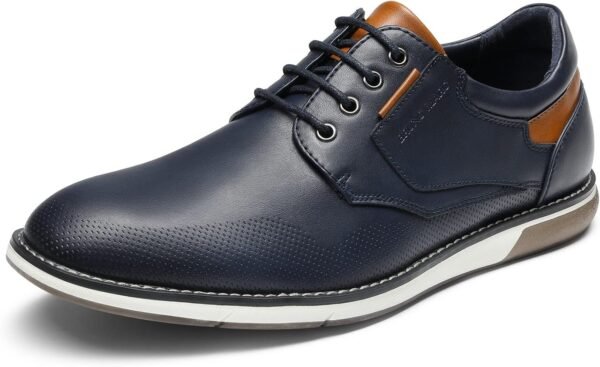 Men's Casual Dress Oxfords Shoes Business Formal Derby Sneakers