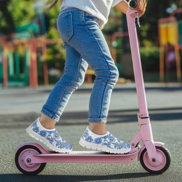 71pi5hTI5ML._AC_SL1500.jpg Fashionable Slip On White Shoes Girls Flexible Breathable Safe Walking Barefoot Casual Indoor Daily Sneakers for Kids