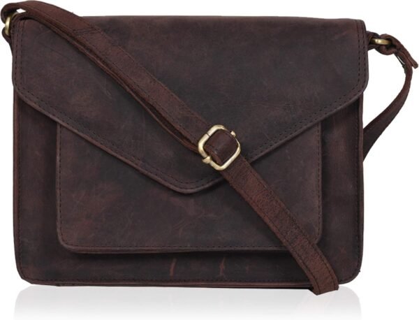 71qn24yDV6L._AC_SL1500.jpg Leather Flapover Crossbody Handbag Purse for Women with Adjustable Strap & Overflap Snap Closure Tote/Bag