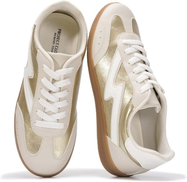 818uDzaJpyL._AC_SL1500.jpg Sneakers for Women - Lace-Up Shoes for Women Trendy Women Sneakers with Memory Foam Insole Women's Fashion Sneakers Non-Slip Womens Shoes