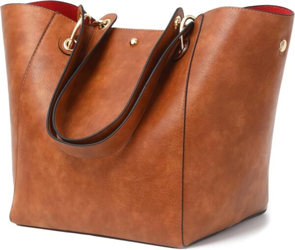 81JcBVghKZL._AC_SL1500.jpg Large Work Tote Bag for Women Designer Purses and Handbags Big Bucket bags Ladies Travel Crossbody Purse